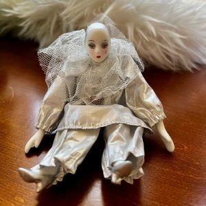 Vintage porcelain clown